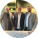 v.l. Herbert Gottwald, Uwe Maschke, Gjok Bytyqi
